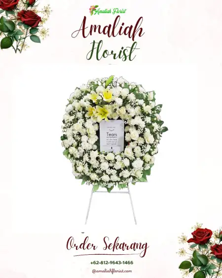 Krans Bunga Duka Linggo Sari Baganti