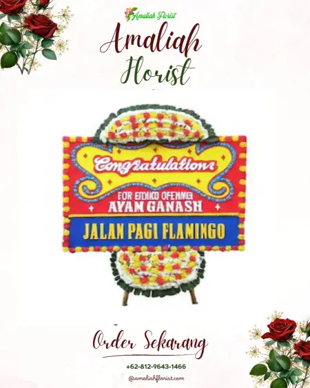 Sewa Papan Bunga Linggo Sari Baganti